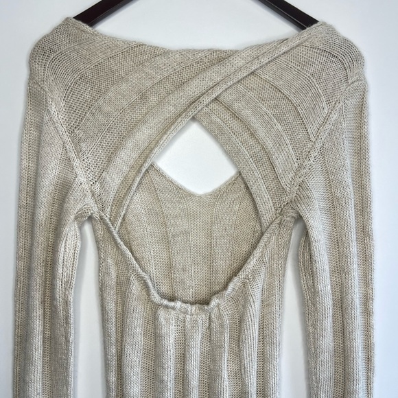 Free People Beach Long Sleeve Savannah Sweater Midi Dress - Picture 4 of 8